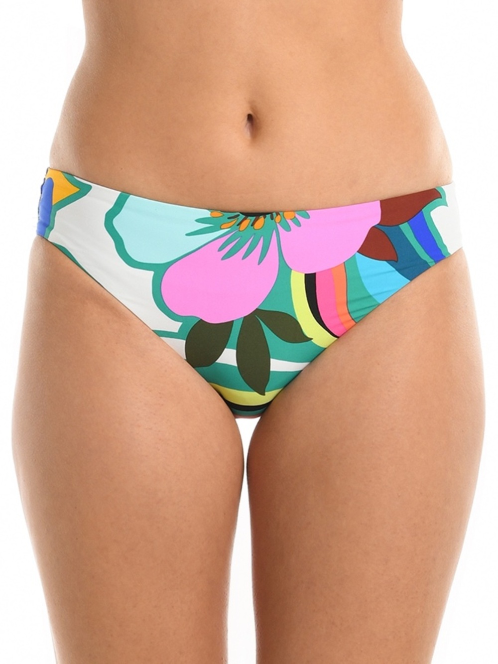 La Blanca Women's Sun Catcher Hipster Bikini Bottoms - Floral/multi